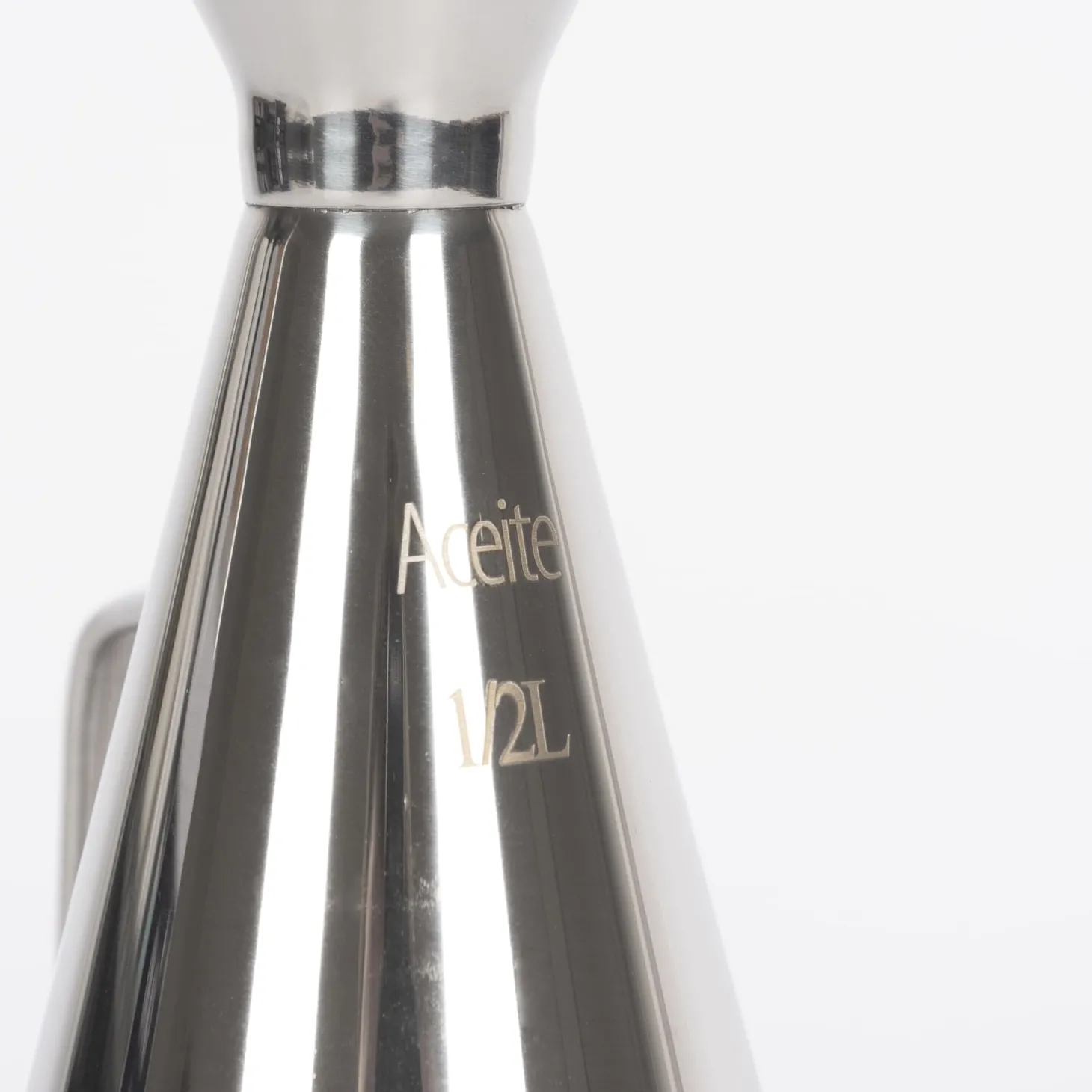 Aceitera antigoteo de acero inoxidable 50cl