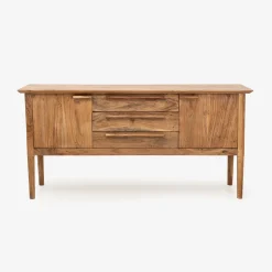 Aparador de madera de acacia Attic 160x45x78cm Clau&Chloe