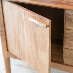 Aparador de madera de acacia Attic 160x45x78cm Clau&Chloe