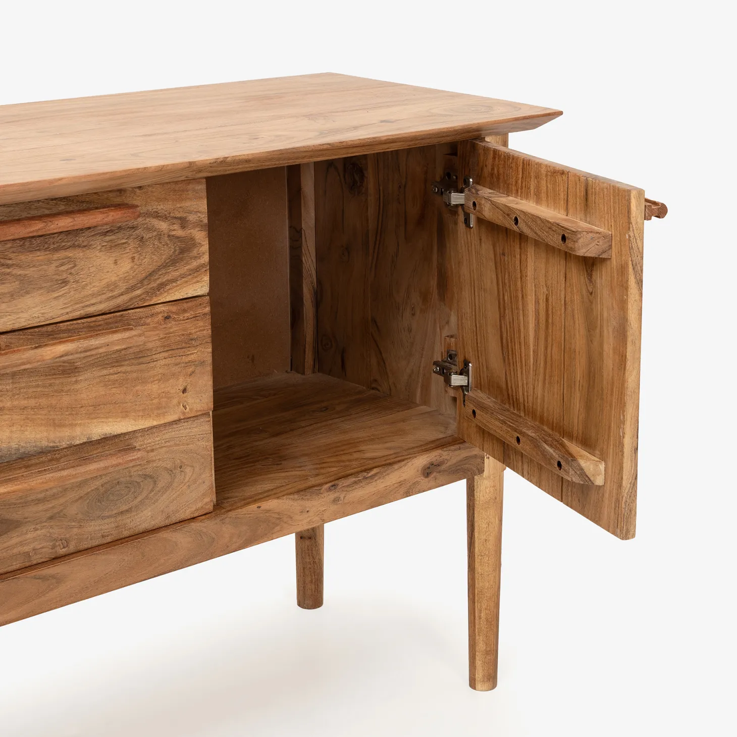 Aparador de madera de acacia Attic 160x45x78cm Clau&Chloe