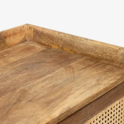 Aparador de madera de mango Merlin 180x42x82cm Clau&Chloe