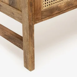 Aparador de madera de mango Merlin 180x42x82cm Clau&Chloe