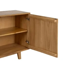 Aparador de madera de mindi 130x40x80cm