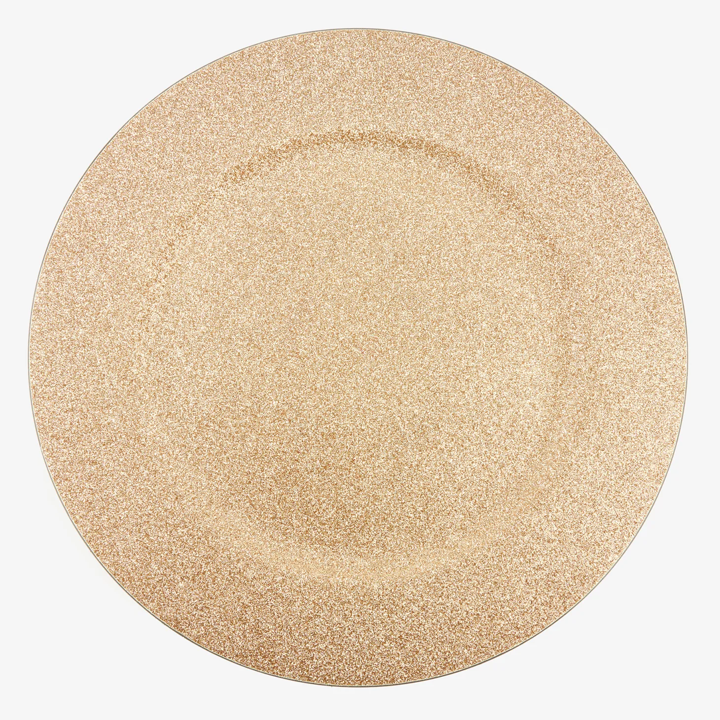 Bajoplato dorado con purpurina Ø33cm