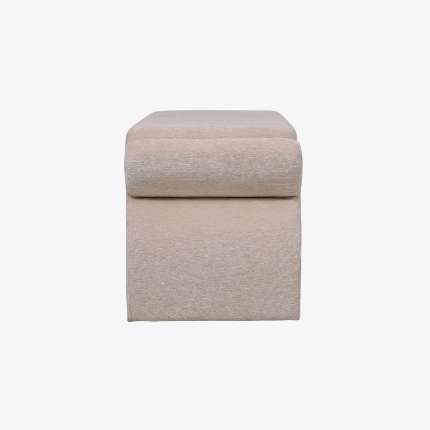 Banco beige Gaspar 112x42x45cm