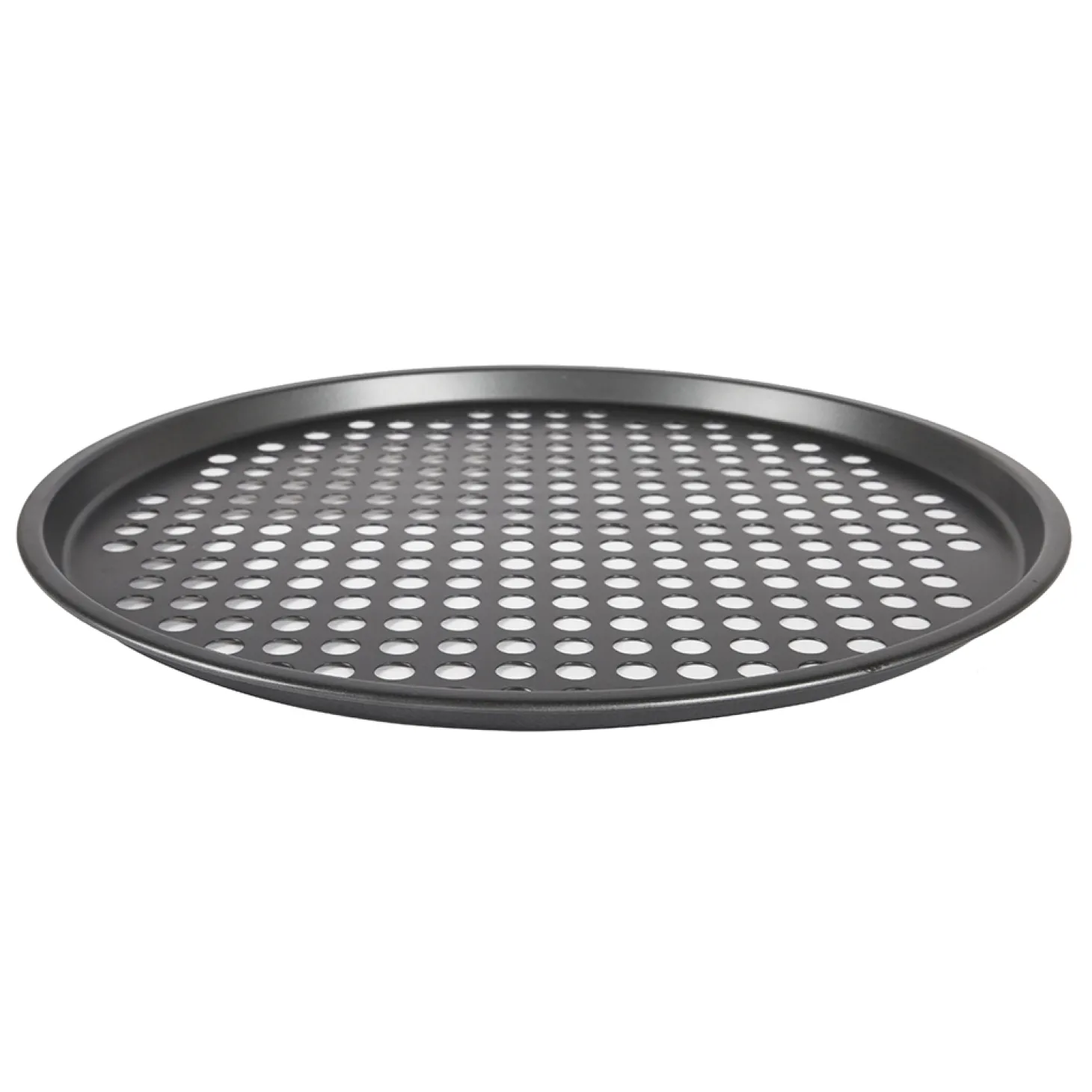 Bandeja de horno perforada para pizza de acero Ø32cm