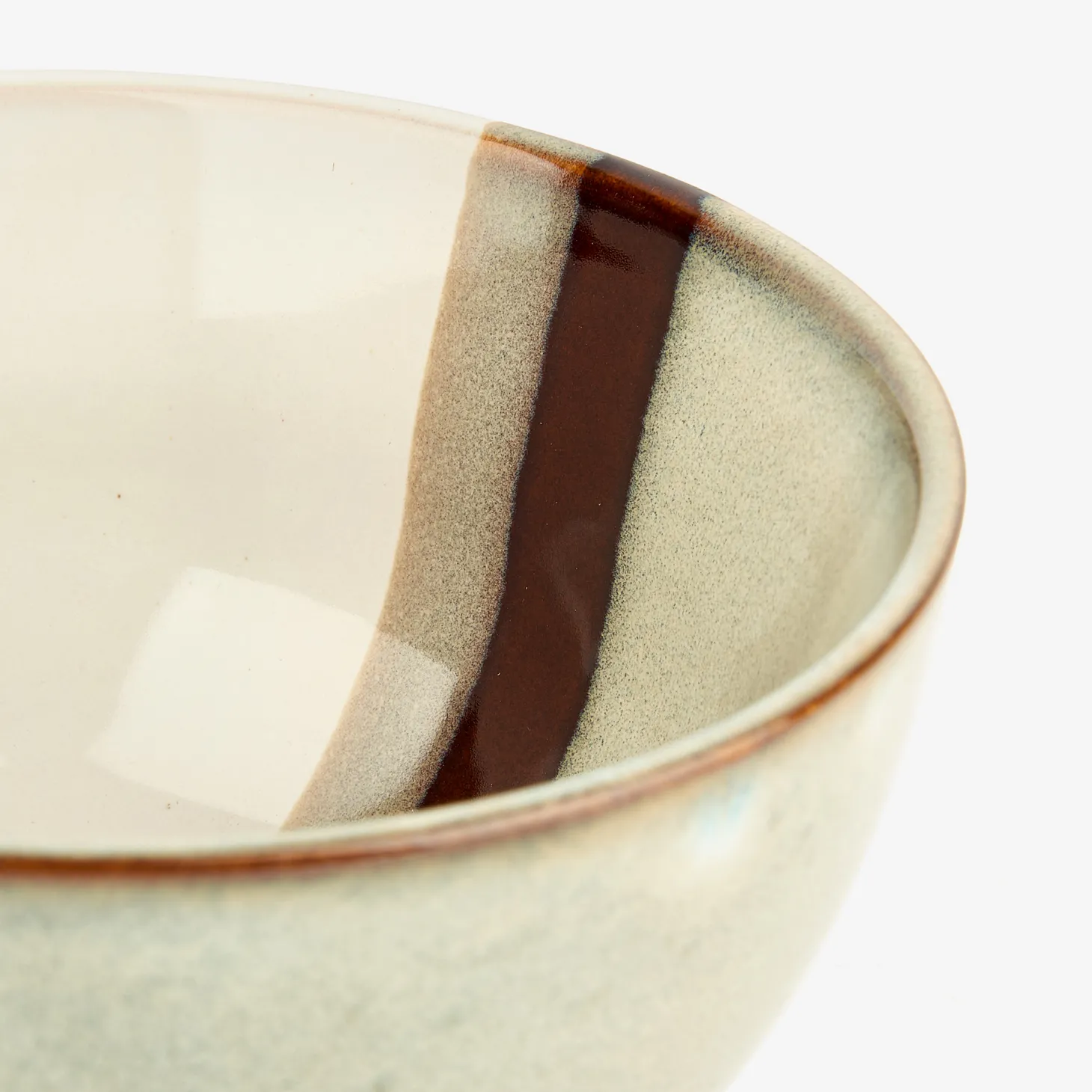 Bol de cerámica beige Sotres 69cl Ø14cm