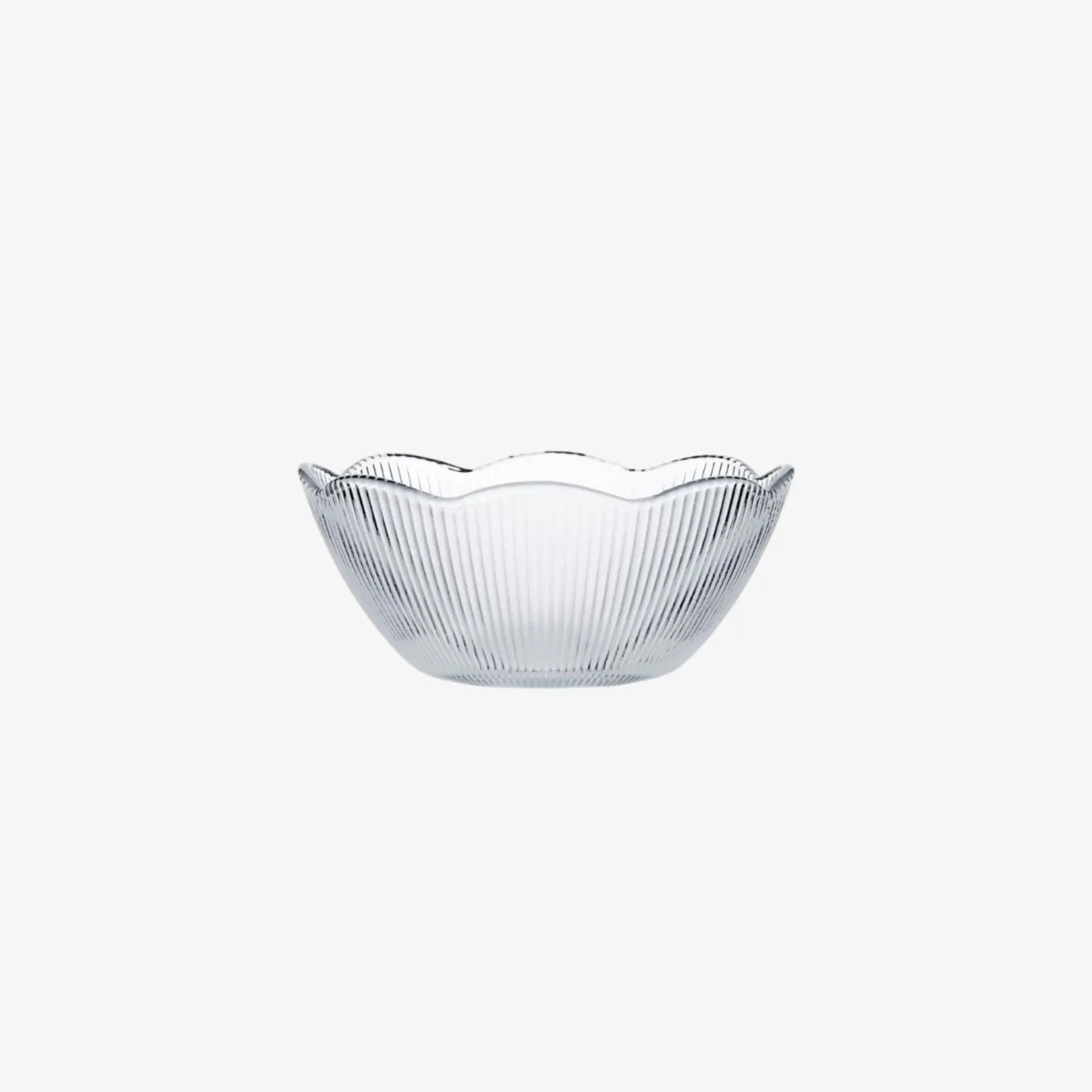 Bol de vidrio facetado Sena Ø12,5x5,5cm - 25cl