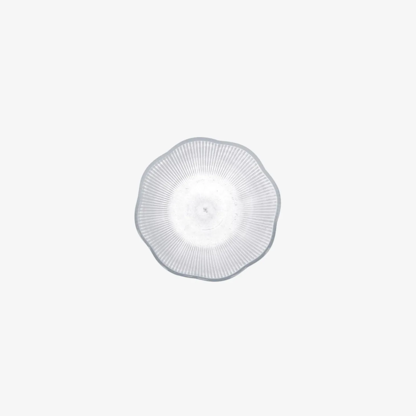Bol de vidrio facetado Sena Ø12,5x5,5cm - 25cl