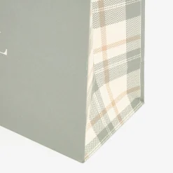 Bolsa de papel para regalo gris Nordic L