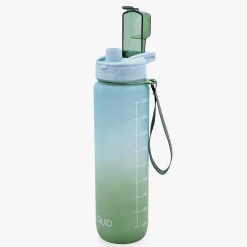 Botella de plástico verde 1L Tera