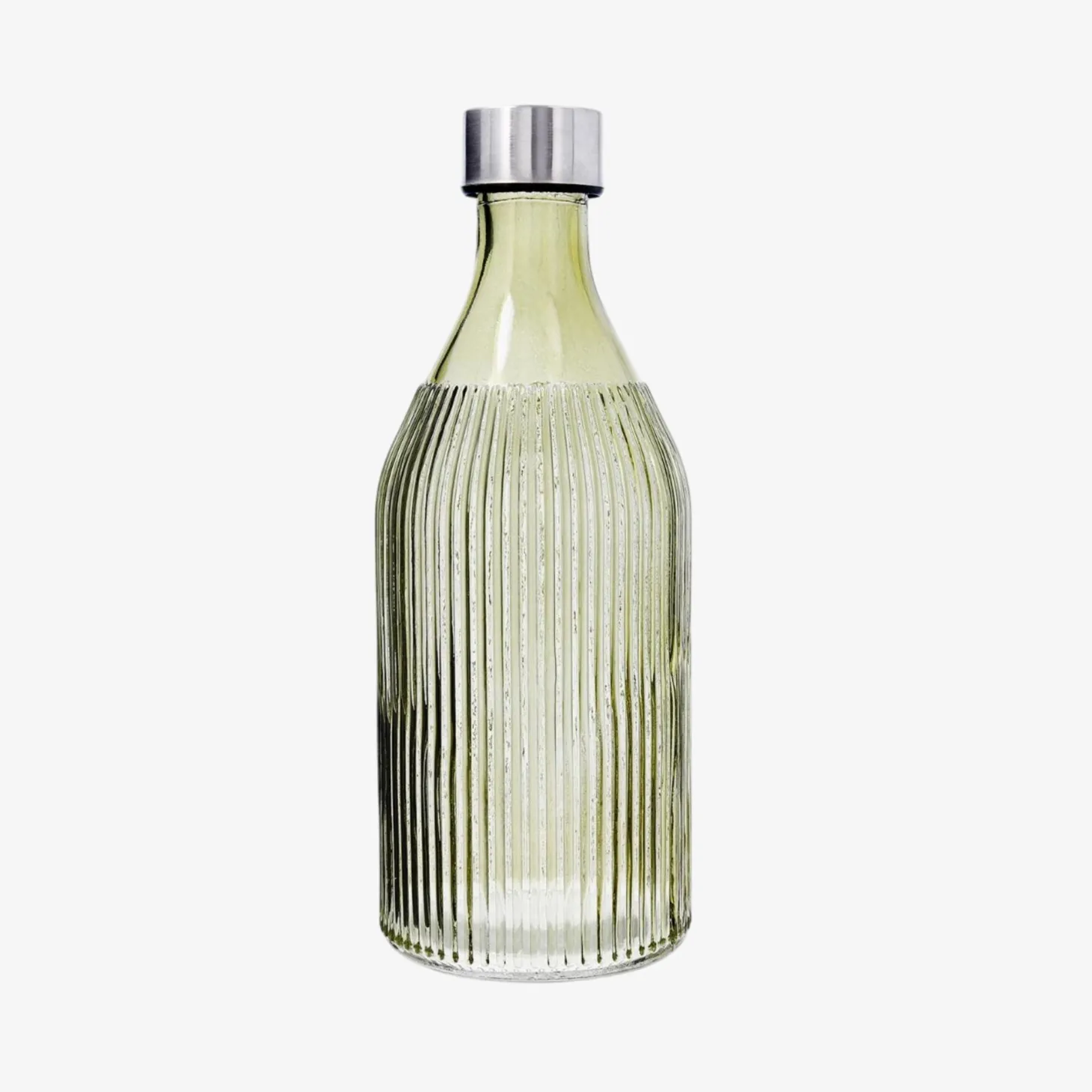 Botella de vidrio verde Rivon 1L