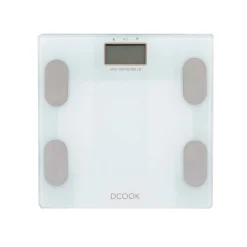 Bàscula de baño con cuatro sensores DCook 30x30x2cm
