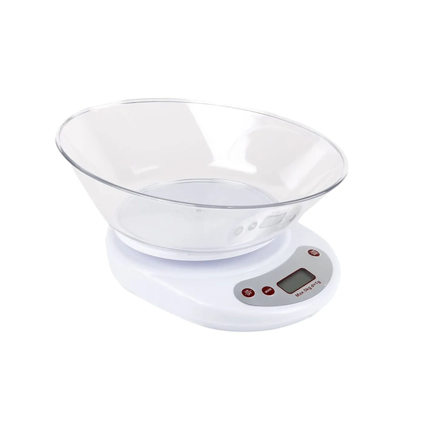Báscula para cocina con bol de plástico 5kg