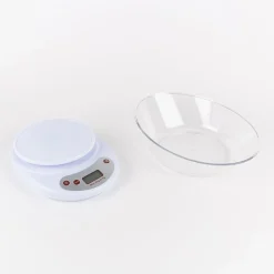 Báscula para cocina con bol de plástico 5kg