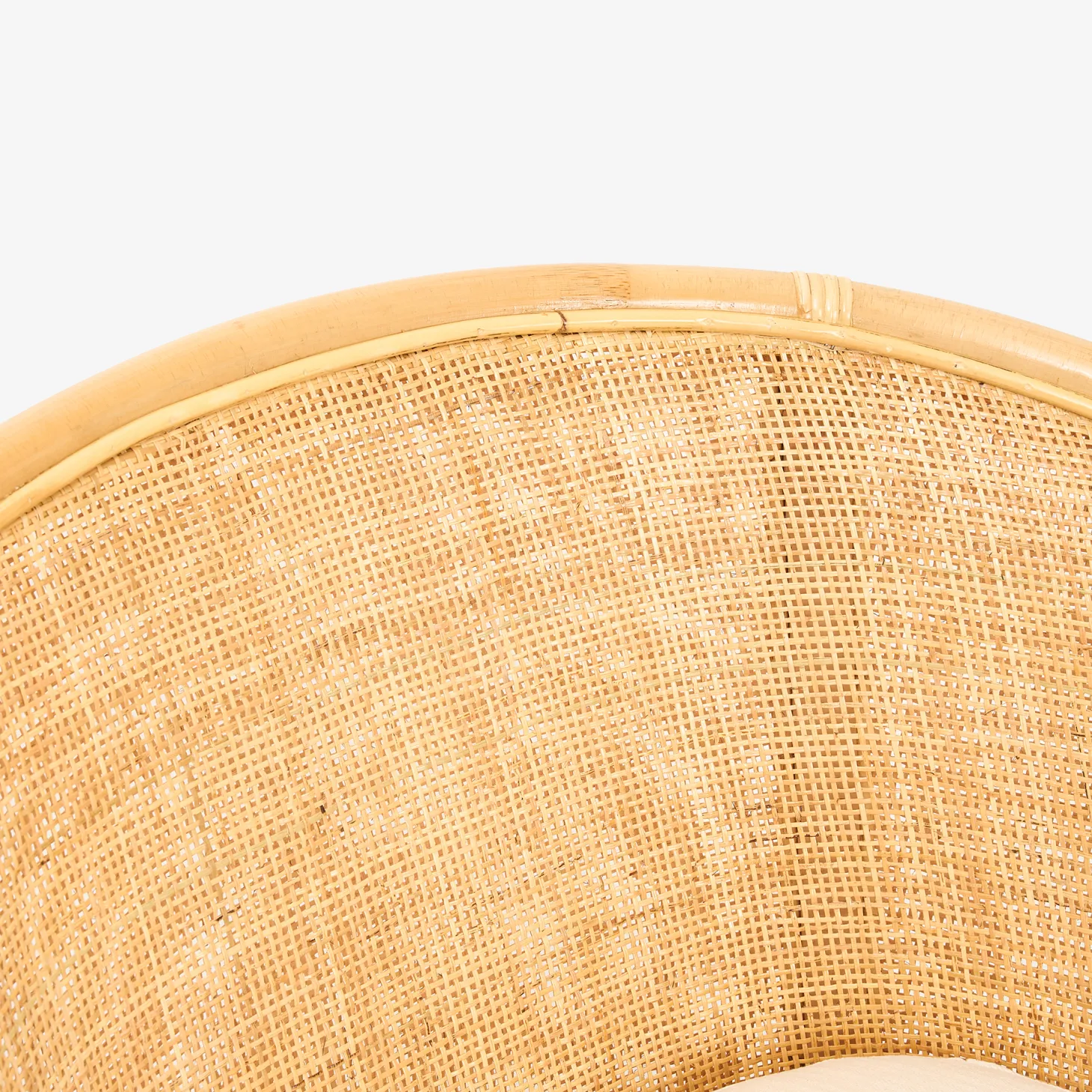 Butaca de ratán beige Milos 76x65x80cm