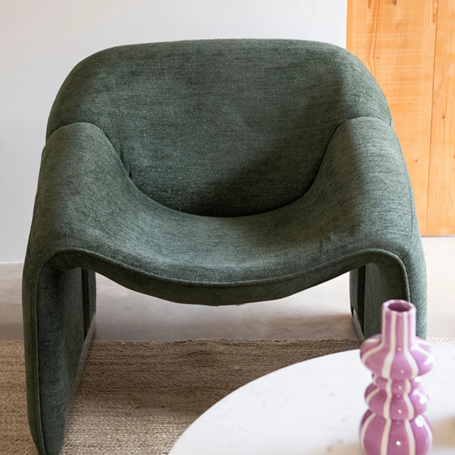 Butaca verde Nelia 81x64x74cm Clau&Chloe