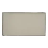 Cabecero tapizado desenfundable beige 190x8x100cm