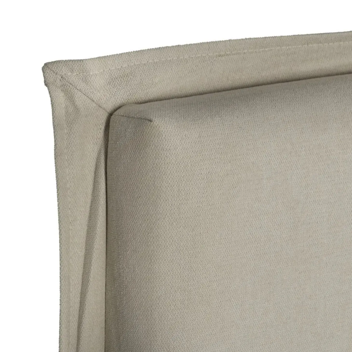 Cabecero tapizado desenfundable beige 190x8x100cm