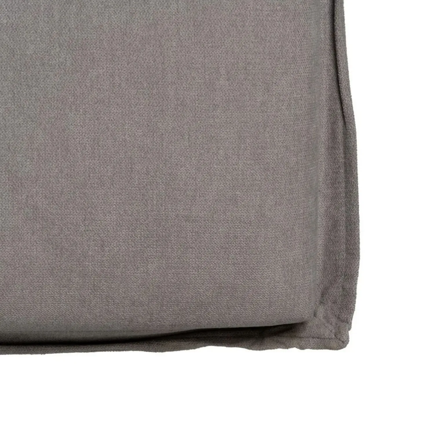 Cabecero tapizado desenfundable gris 190x8x100cm