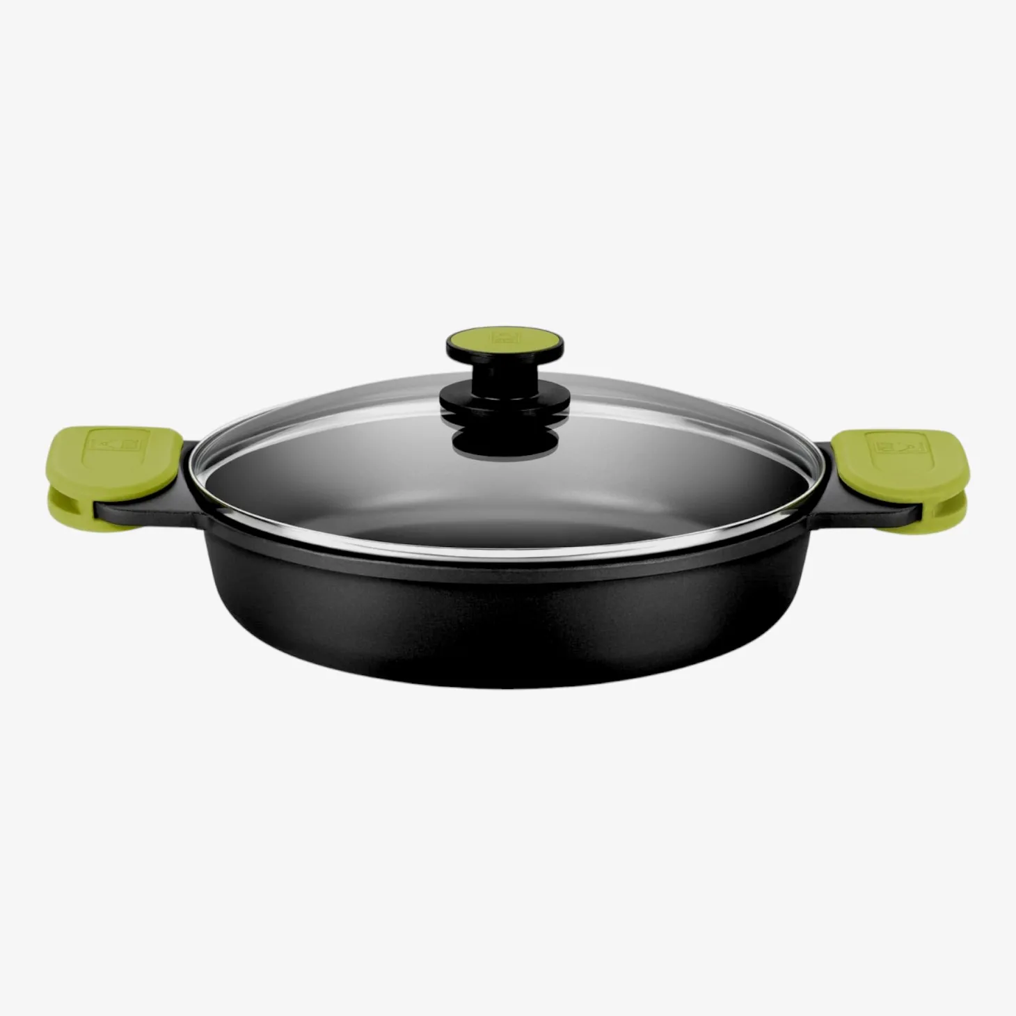 Cacerola baja de aluminio fundido antiadherente apta para inducción Foodie Ø36cm - BRA