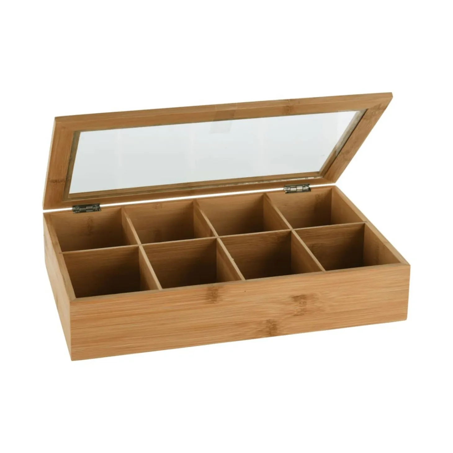 Caja de infusiones de bambú 32x20x7cm