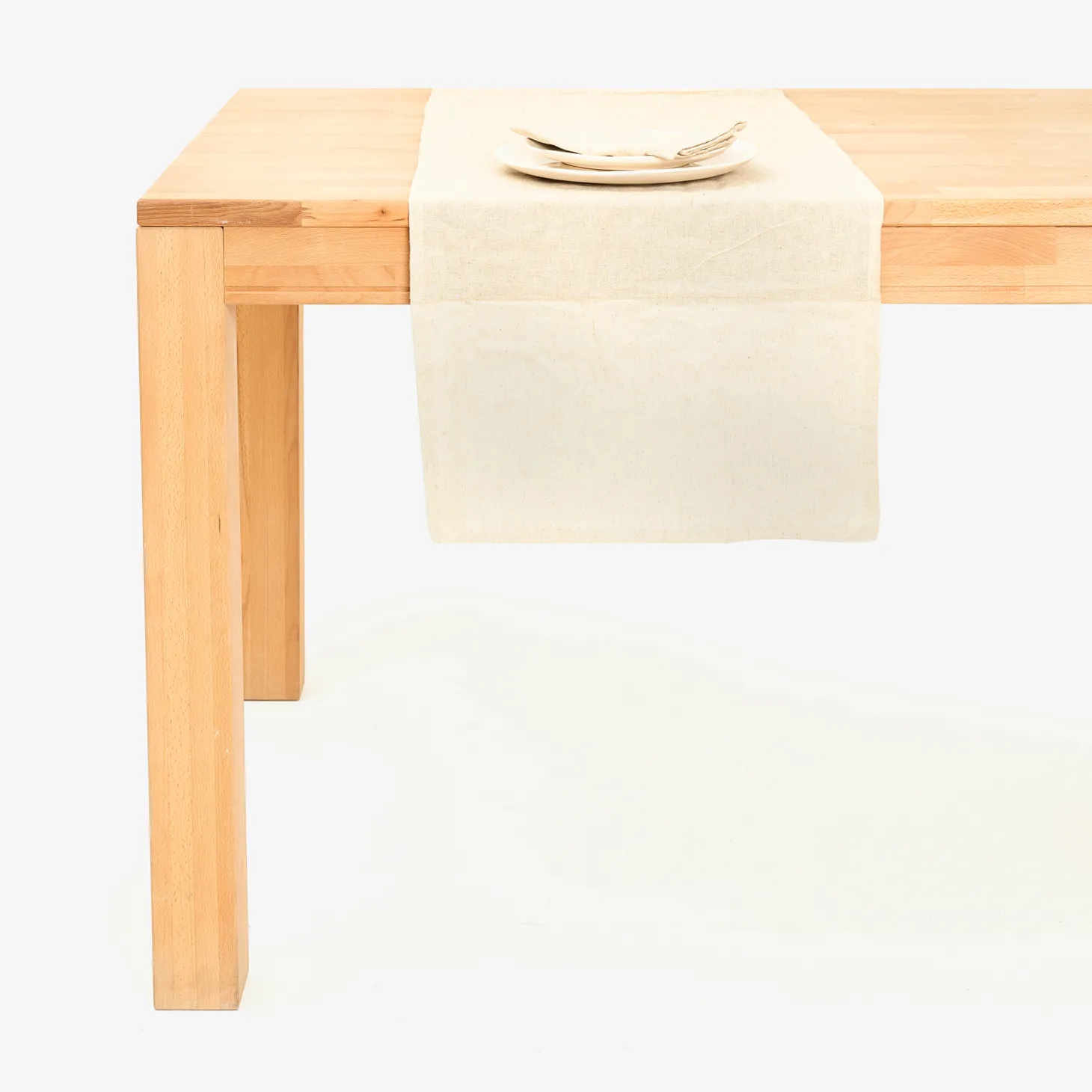 Camino de mesa natural Linen 45x140cm