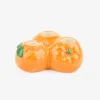 Candelabro de 3 velas de cerámica Naranjas Ø12x6cm