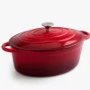 Cazuela cocotte de hierro fundido esmaltado Ø33cm 4,3L Fonte