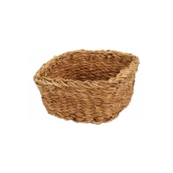 Cesta de fibra natural Bango 20x20x9cm