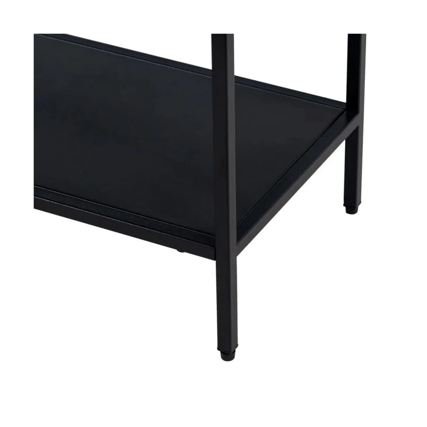 Consola de acero negro acero Calista 120,50x30x81,30cm
