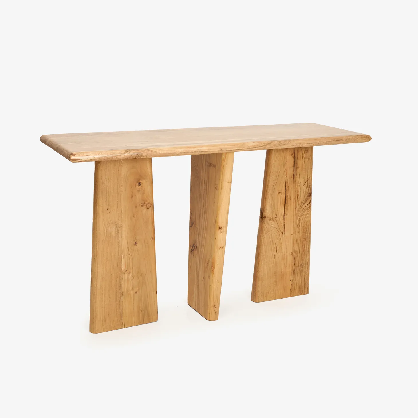 Consola de madera de acacia Moscú 130x40x75cm Clau&Chloe