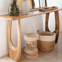 Consola de madera de mango Aero 150x40x80cm Clau&Chloe