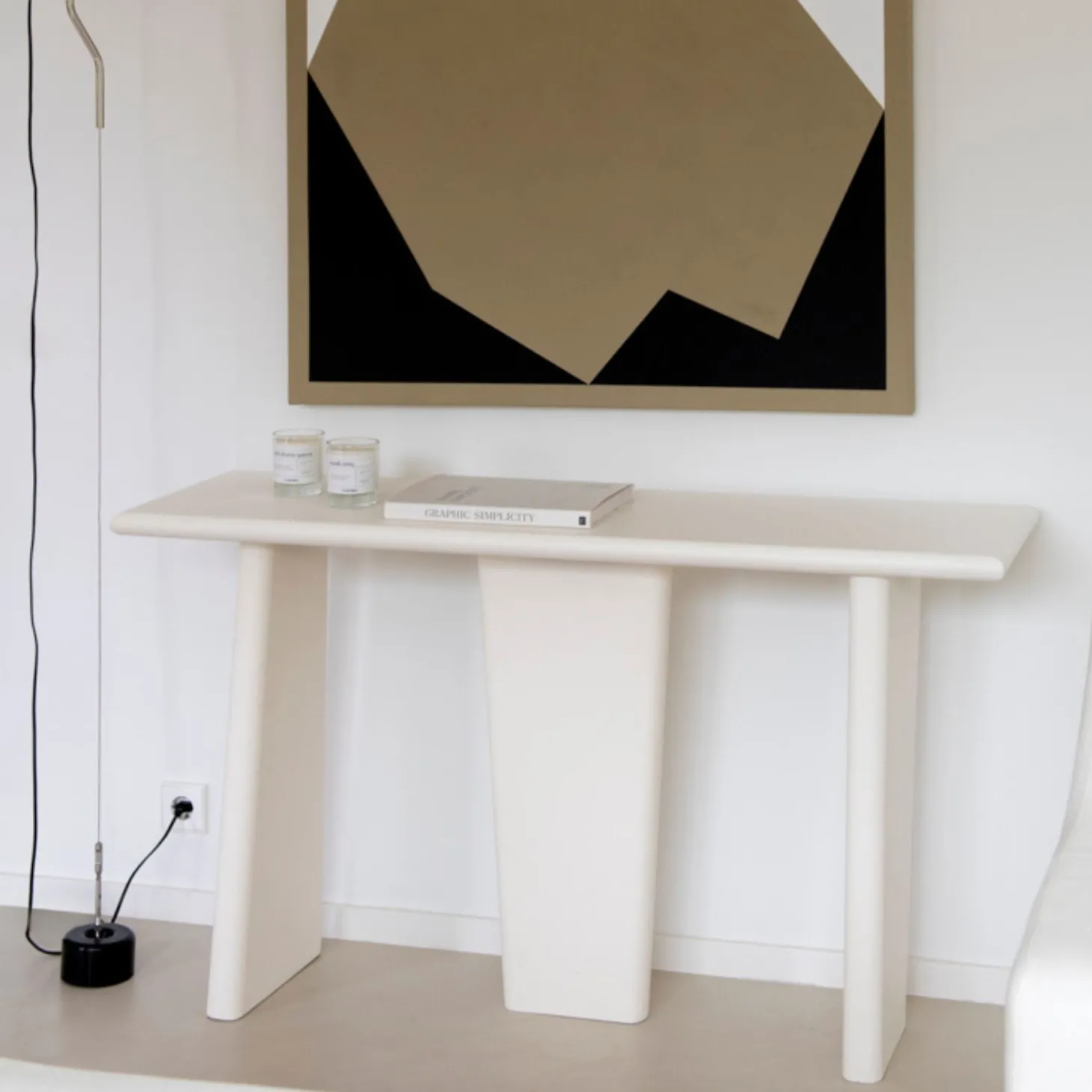 Consola de madera de mango Moscú 130x40x75cm Clau&Chloe