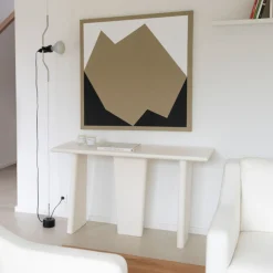 Consola de madera de mango Moscú 130x40x75cm Clau&Chloe