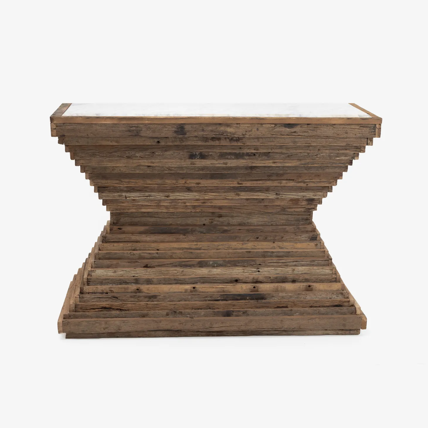 Consola de madera de olmo reciclada Pisco 120x45x87cm