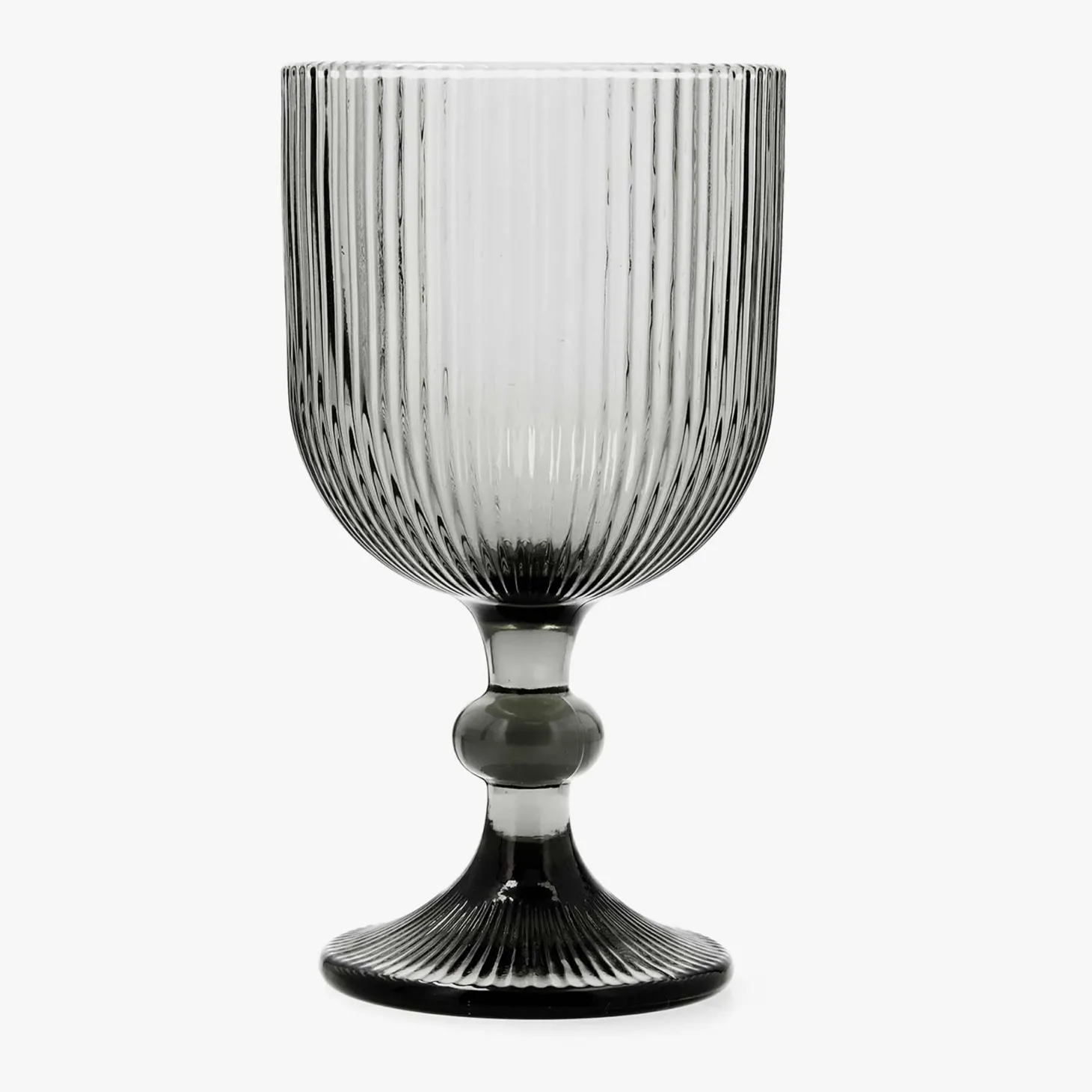 Copa de vidrio gris de 37cl Siva