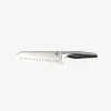 Cuchillo santoku de acero inoxidable 17,5cm Inoxia