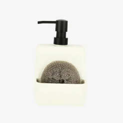 Dispensador de jabón de cocina blanco 18,4cm