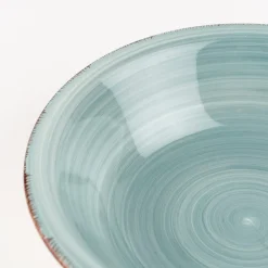 Ensaladera azul de gres Vita Ø23cm