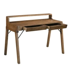 Escritorio de madera de mango Gavin 120x52x88cm Clau&Chloe