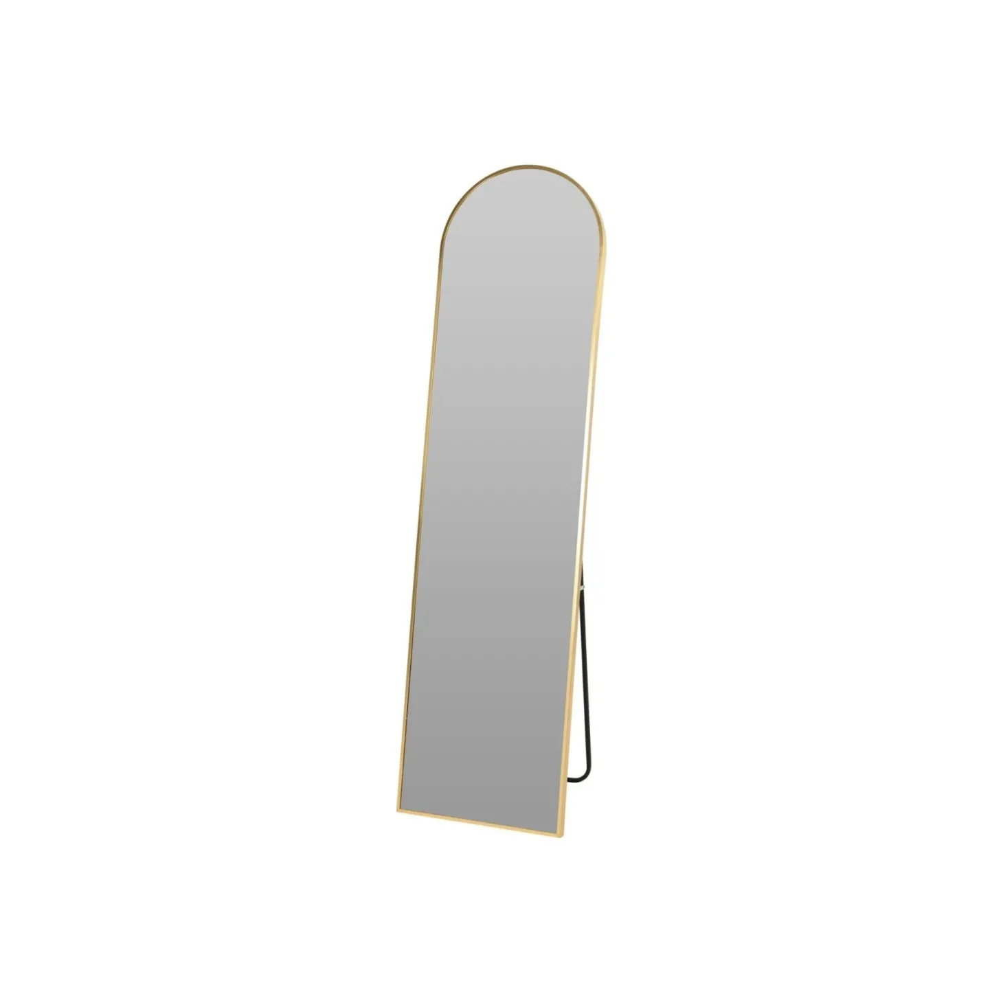 Espejo de pie de metal dorado 40x150cm