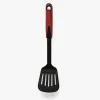 Espátula de cocina de nylon rojo Brasa 33cm