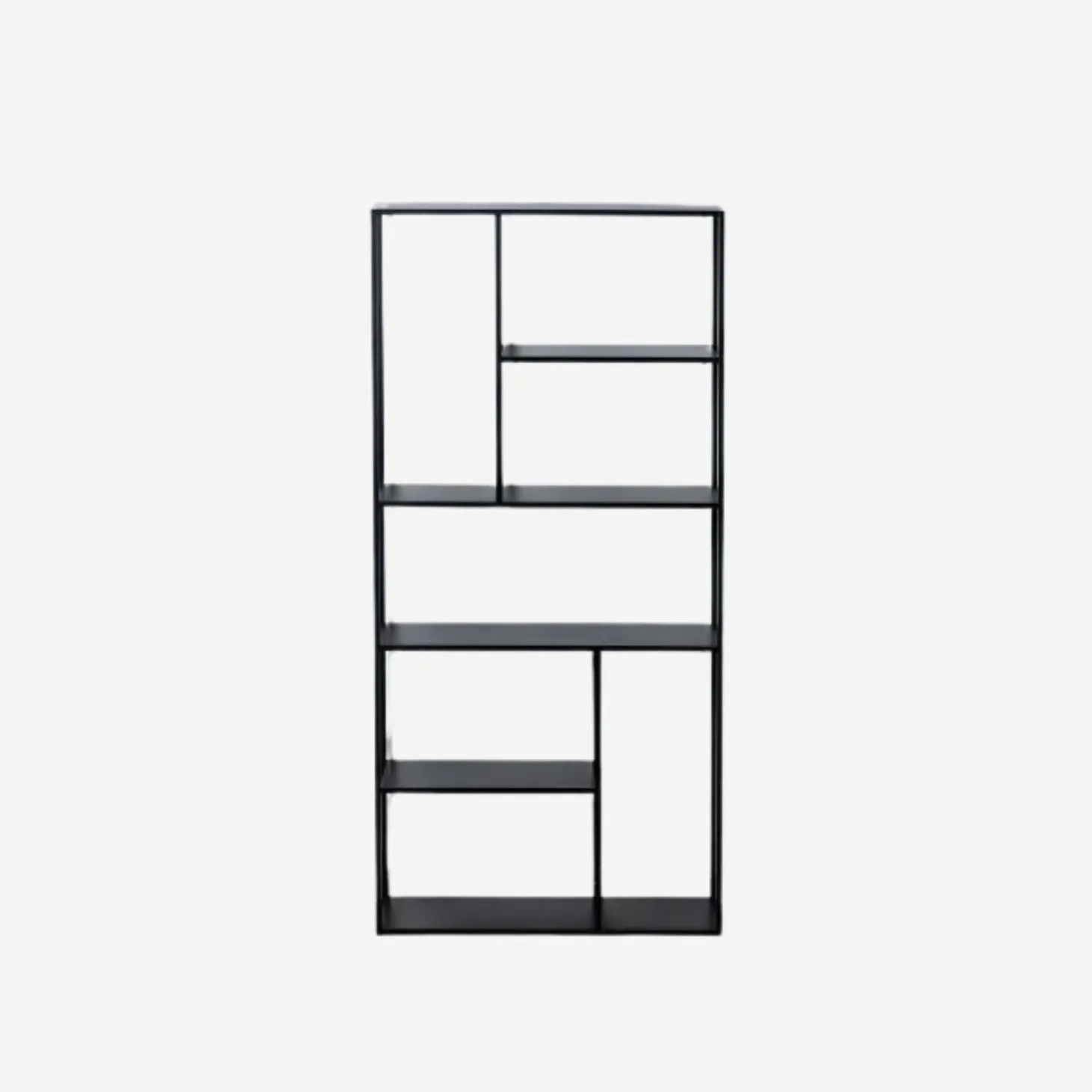 Estantería de acero negro Calista 90x30x188cm