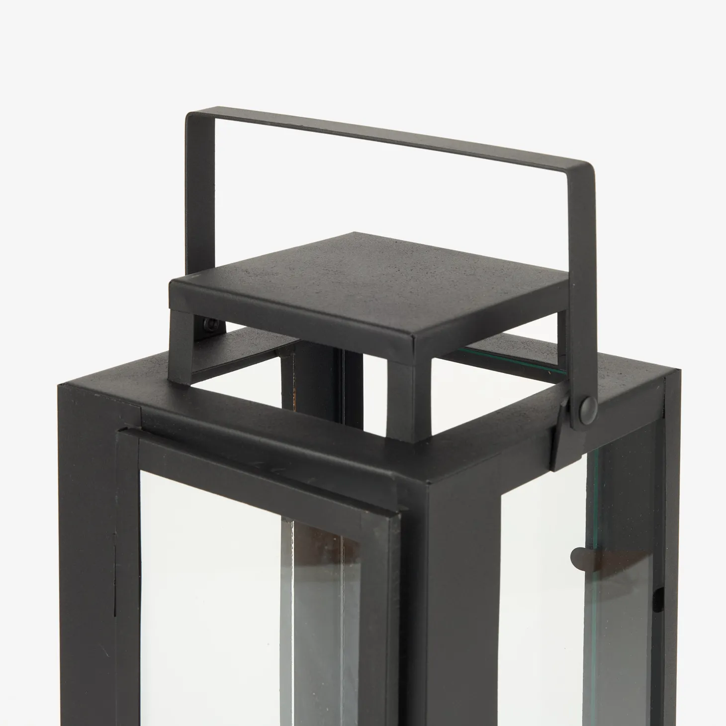 Farol de metal negro Calin 35cm