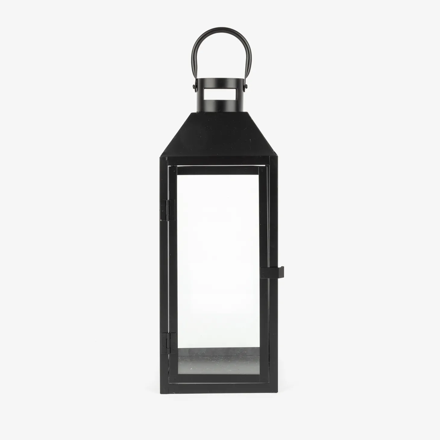 Farol de metal negro Fenjer Ø15x39cm