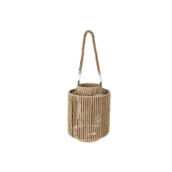 Farol para colgar de bambú Ø19xx27cm
