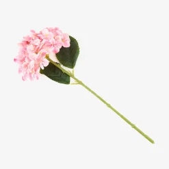 Flor artificial hortensia rosa 40cm