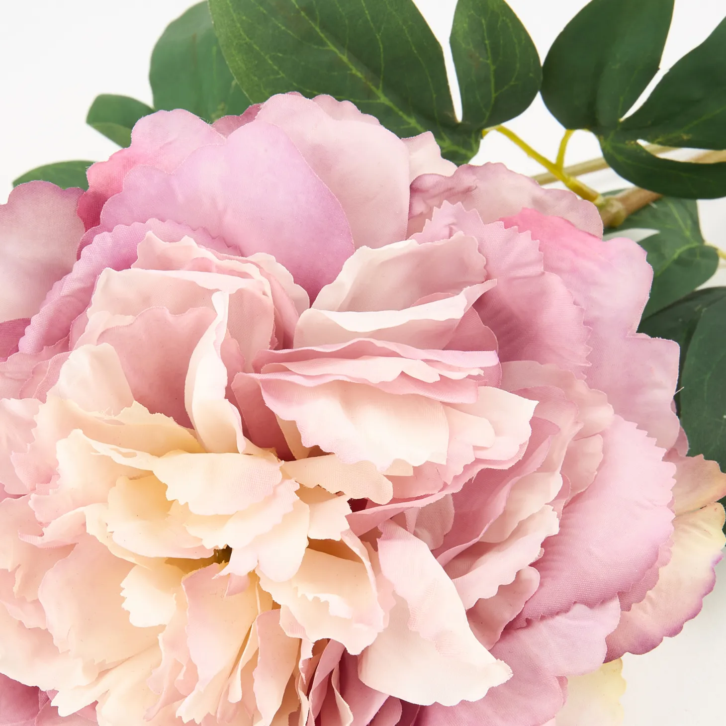 Flor artificial peonia lila 70cm