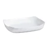 Fuente para horno opal blanca 33x27cm